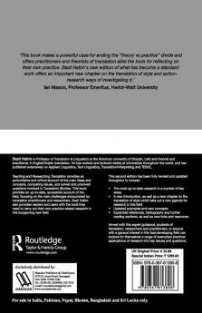 Teaching and Researching Translation