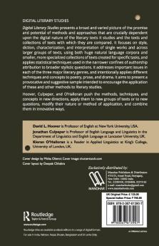 Digital Literary Studies