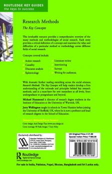 Research Methods: The Key Concepts