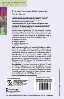 Human Resource Management: The Key Concepts