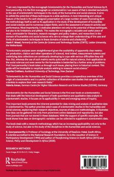 Scientometrics for the Humanities and Social Sciences