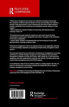 Routledge Companion to Performance Management and Control