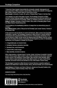Routledge Companion to Black Women’s Cultural Histories