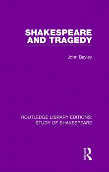 Shakespeare and Tragedy