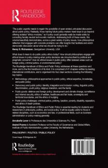 Routledge Handbook of Ethics and Public Policy