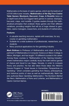 Mathematics of The Big Four Casino Table Games