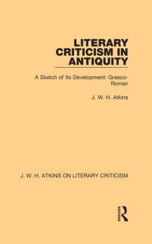 Literary Criticism in Antiquity