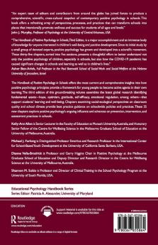 Handbook of Positive Psychology in Schools