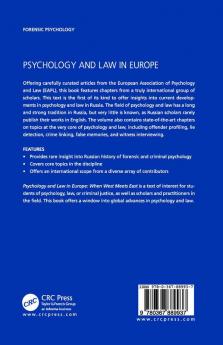 Psychology and Law in Europe