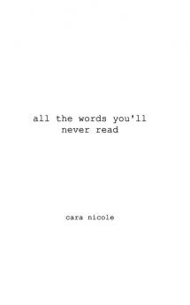 all the words you'll never read