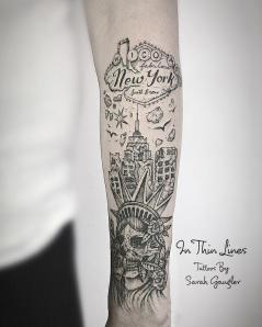 In Thin Lines: Fine Line Tattoo Works of Sarah Gaugler