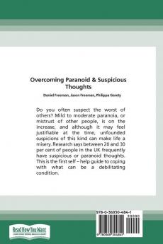 Overcoming Paranoid & Suspicious Thoughts (16pt Large Print Edition)