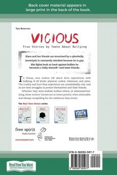 Vicious: True Stories by Teens About Bullying (16pt Large Print Edition)