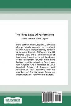 The Three Laws of Performance