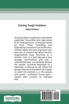 Solving Tough Problems