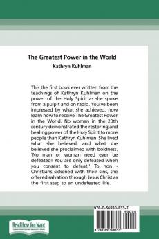 The Greatest Power in the World (16pt Large Print Edition)