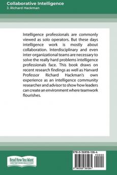 Collaborative Intelligence: Using Teams to Solve Hard Problems [Standard Large Print 16 Pt Edition]