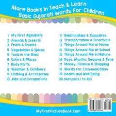 My First Gujarati Alphabets Picture Book with English Translations