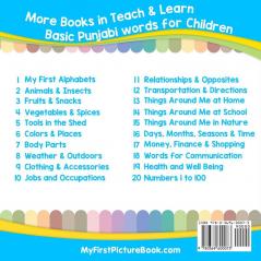 My First Punjabi Alphabets Picture Book with English Translations