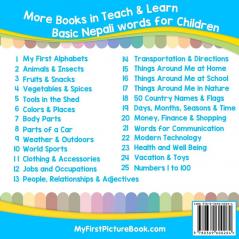 My First Nepali Alphabets Picture Book with English Translations