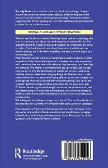 Social Class and Stratification