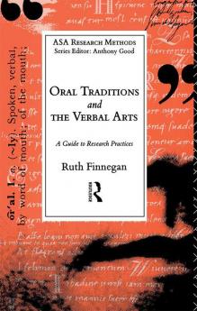 Oral Traditions and the Verbal Arts