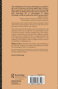 Art Artefacts and Chronology in Classical Archaeology