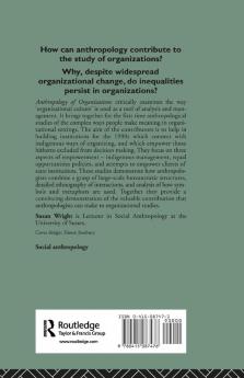 Anthropology of Organizations