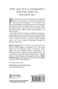 Psychoanalytic Studies of the Personality