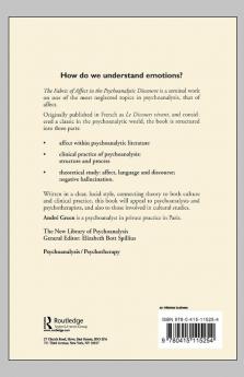 Fabric of Affect in the Psychoanalytic Discourse