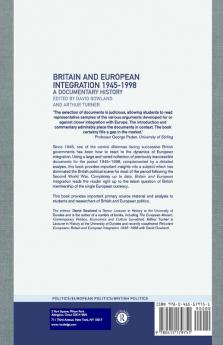 Britain and European Integration 1945 - 1998