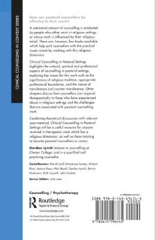Clinical Counselling in Pastoral Settings