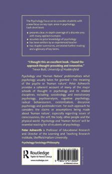 Psychology and 'Human Nature'