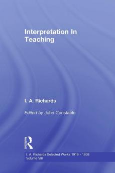 Interpretation In Teaching V 8