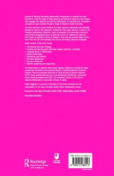 Aspects of Teaching Secondary Mathematics