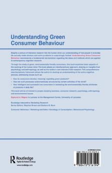 Understanding Green Consumer Behaviour