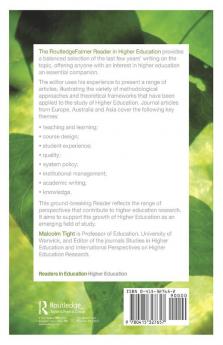 RoutledgeFalmer Reader in Higher Education