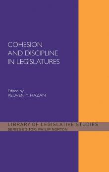 Cohesion and Discipline in Legislatures