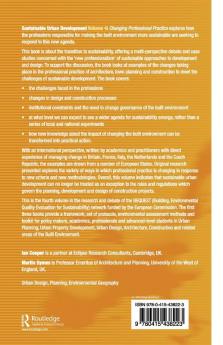 Sustainable Urban Development Volume 4