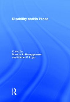 Disability and/in Prose