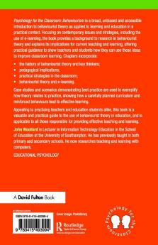 Psychology for the Classroom: Behaviourism