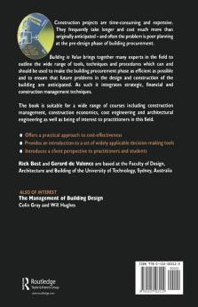 Building in Value: Pre-Design Issues