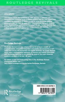Liberalisms (Routledge Revivals)
