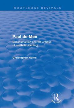 Paul de Man (Routledge Revivals)
