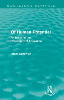 Of Human Potential (Routledge Revivals)