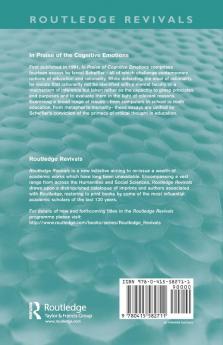 In Praise of the Cognitive Emotions (Routledge Revivals)