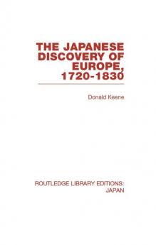 Japanese Discovery of Europe 1720 - 1830