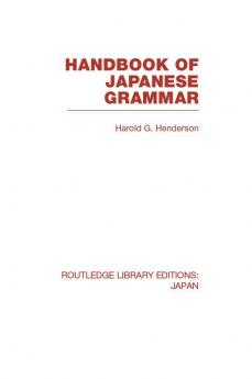 Handbook of Japanese Grammar