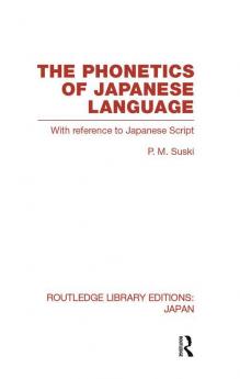 Phonetics of Japanese Language