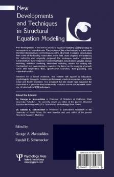 New Developments and Techniques in Structural Equation Modeling